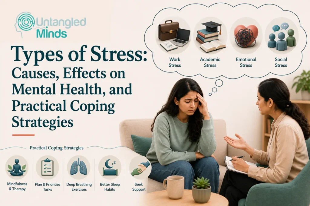 Types of Stress: Causes, Effects on Mental Health, and Practical Coping Strategies